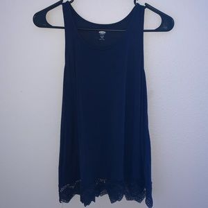 Blue Navy Tank Top